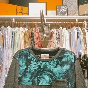 New on The Byas long sleeve with pocket sweater